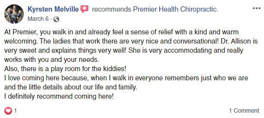 Chiropractic Virgina Beach VA FB Testimonial Chiropractic Virgina Beach VA FB Testimonial