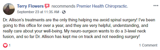 Chiropractic Virgina Beach VA FB Testimonial Chiropractic Virgina Beach VA FB Testimonial