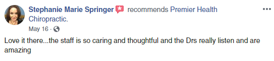Chiropractic Virgina Beach VA FB Testimonial Chiropractic Virgina Beach VA FB Testimonial