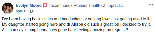 Chiropractic Virgina Beach VA FB Testimonial Chiropractic Virgina Beach VA FB Testimonial